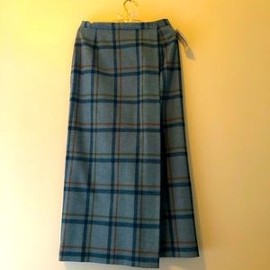 Pendleton maxi wool skirt NWT